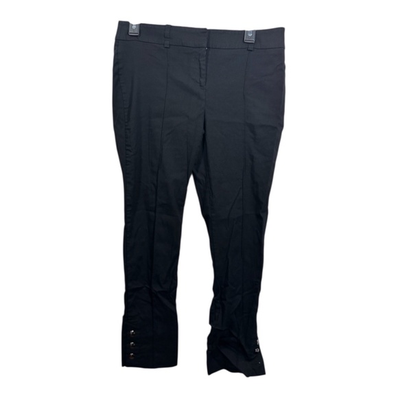Style & Co Dress Pants Womens Size 9 Cropped Stretch Classic Tapered Monochrome - Picture 1 of 8